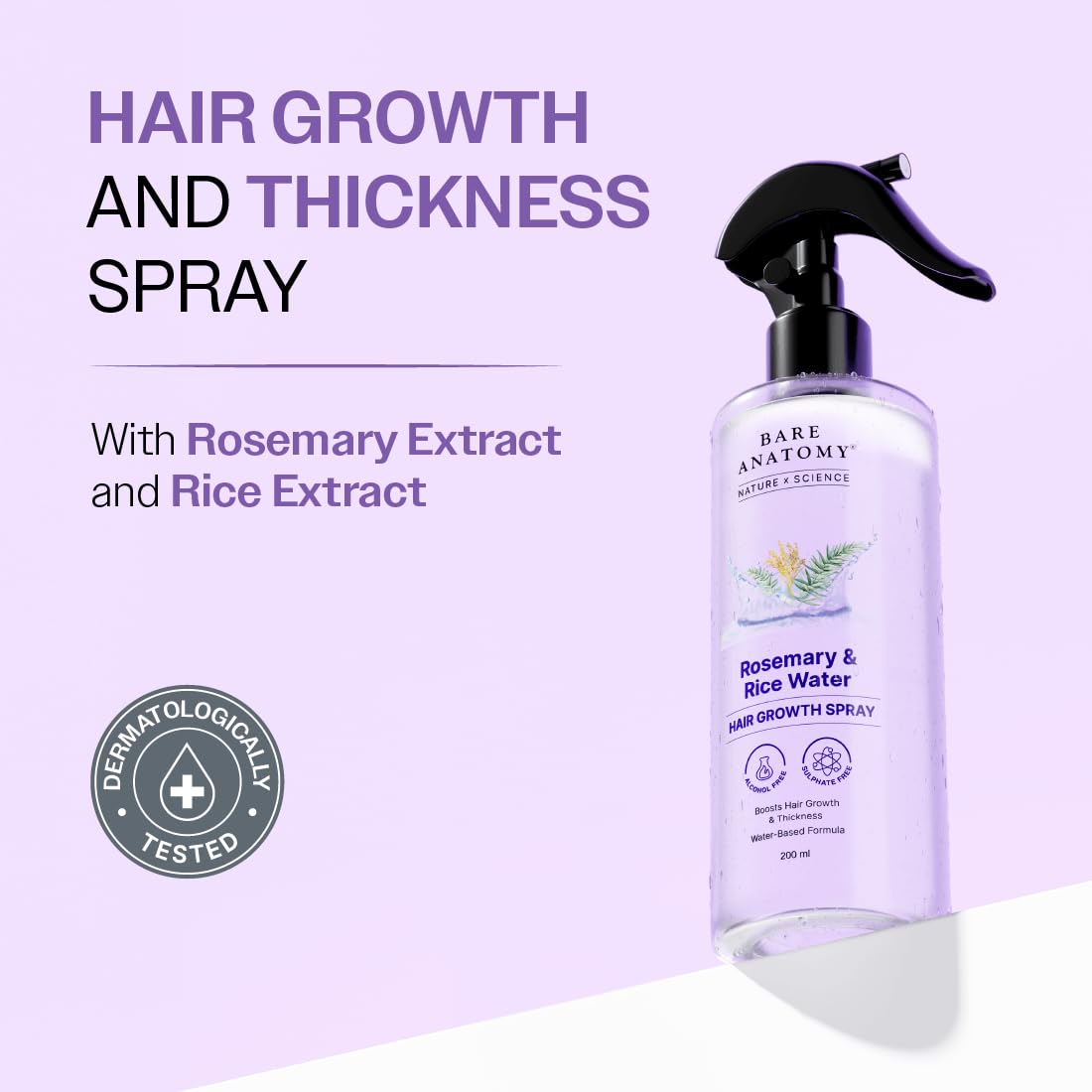 Rosemary Rice Hair Revival Spray