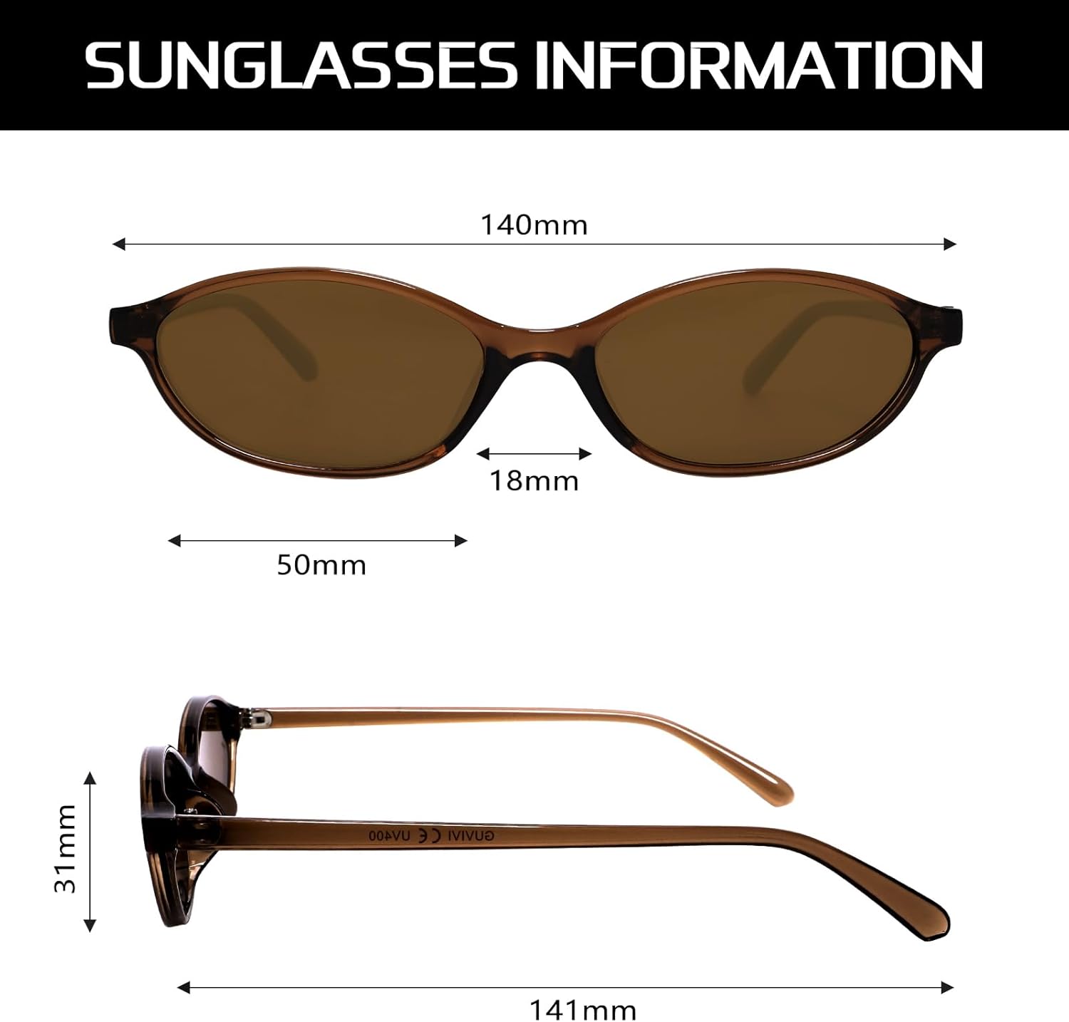 Chic Retro Oval Sunglasses