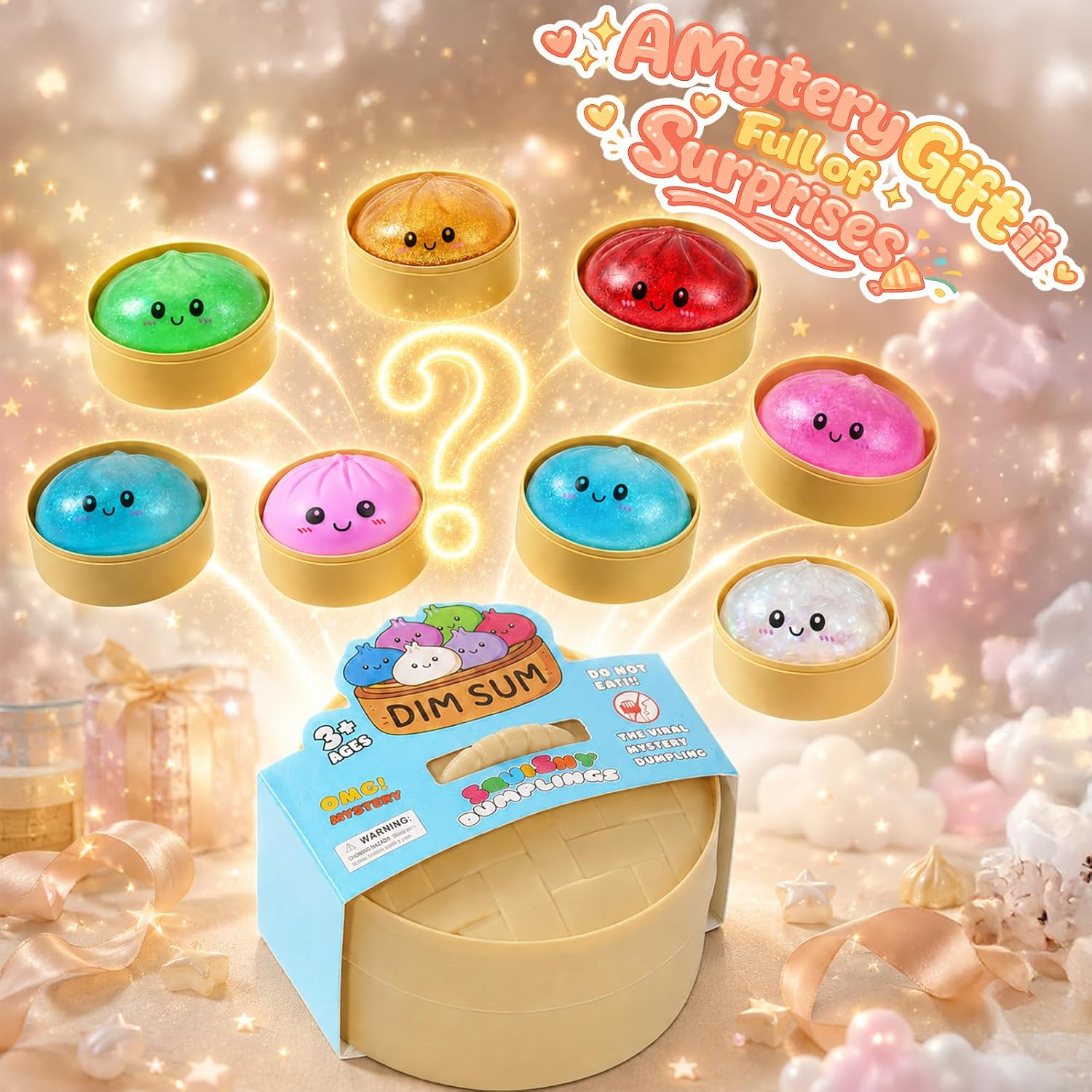 Mystery Squishy Dumpling Box